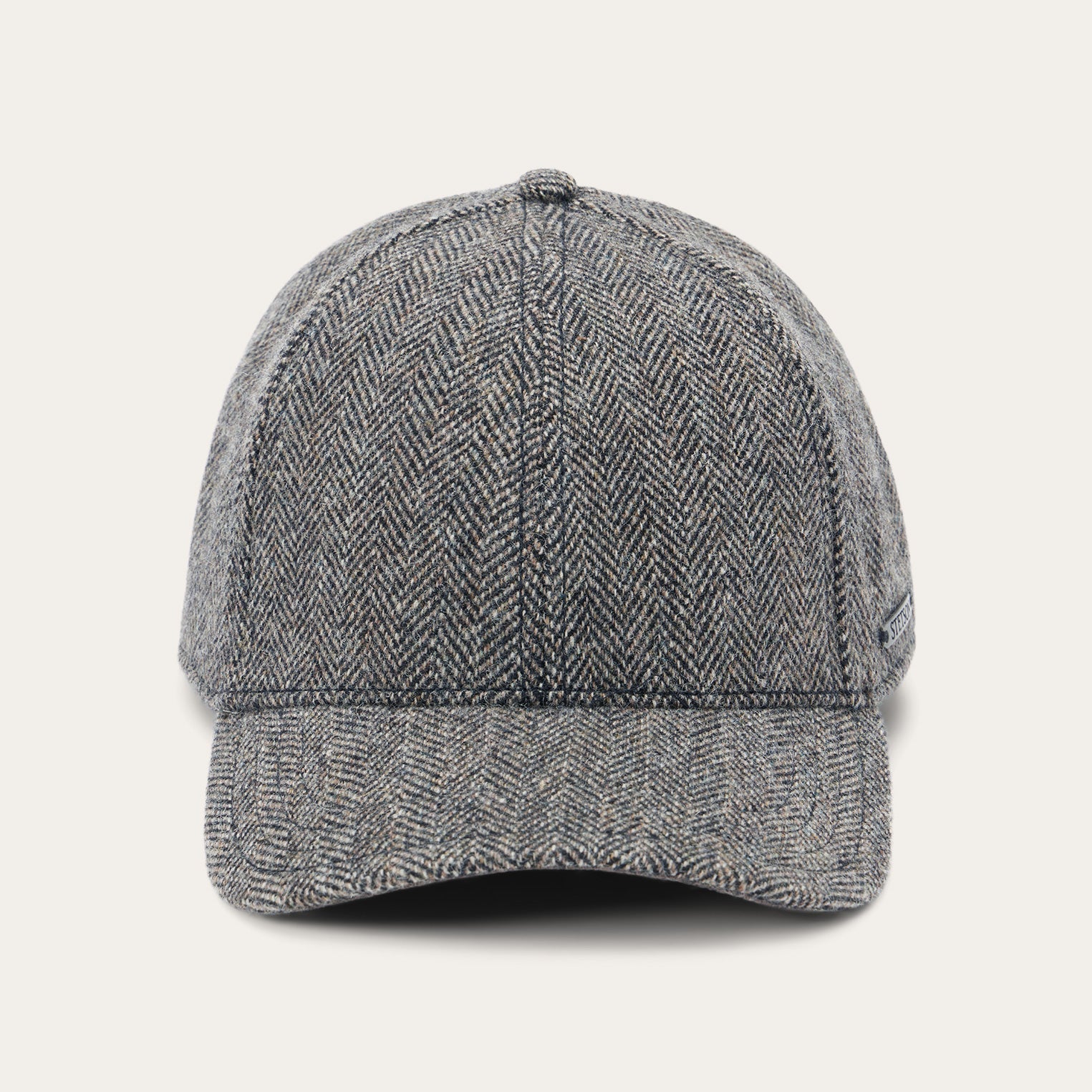 Stetson Wool Herringbone Baseball Cap