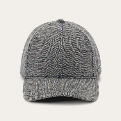 Stetson Wool Herringbone Baseball Cap
