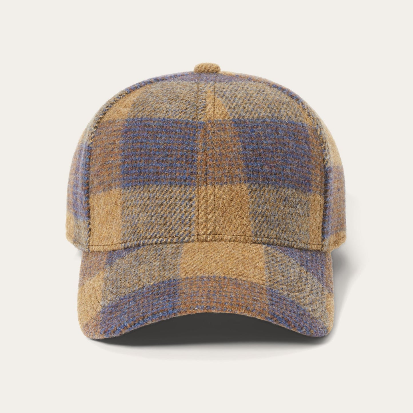 Stetson Wool Check Baseball Cap