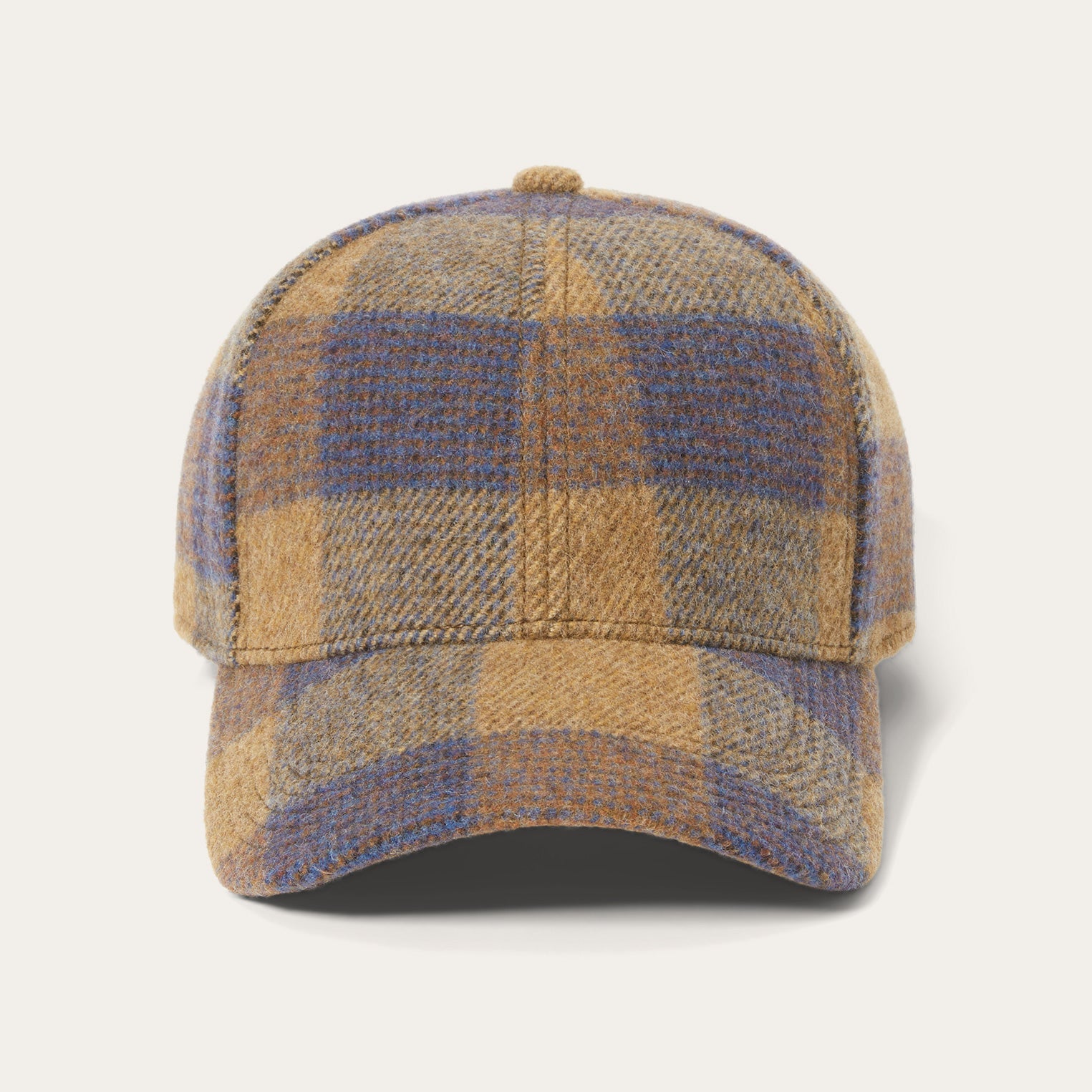 Stetson Wool Check Baseball Cap
