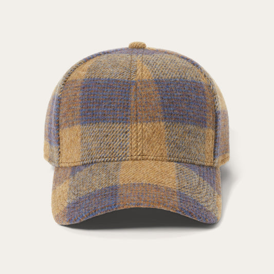 Stetson Wool Check Baseball Cap