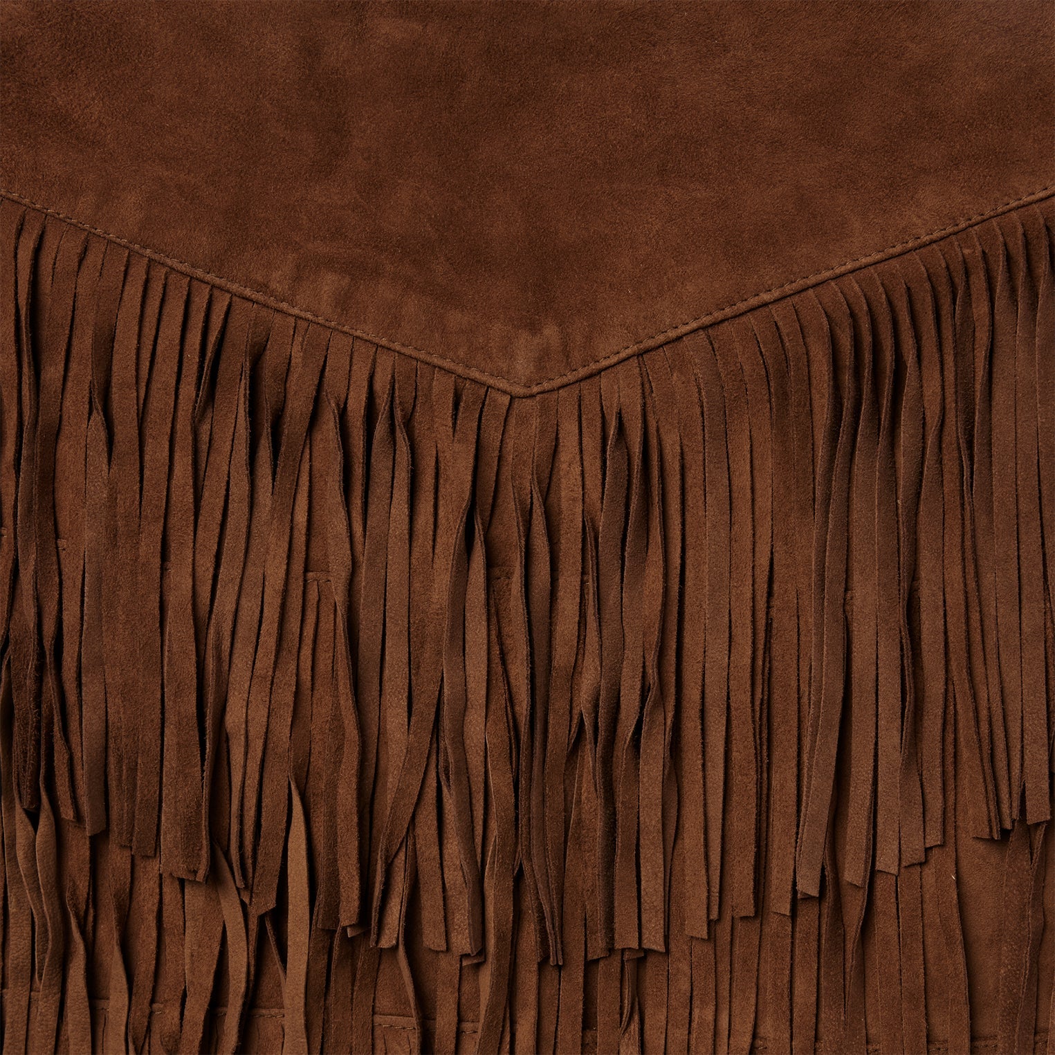 Stetson Lamb Suede Fringe Mini Skirt