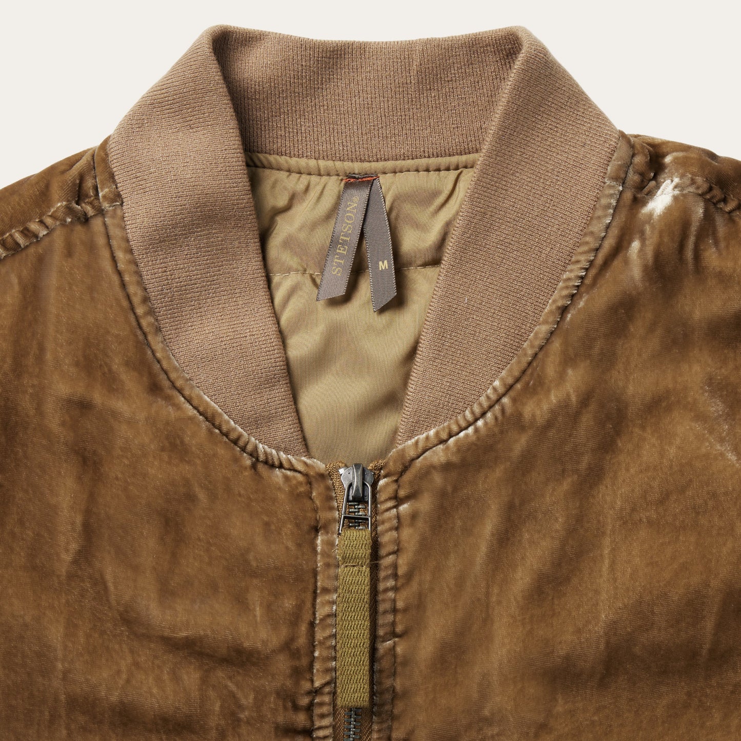Stetson Embroidered Velvet Bomber Jacket