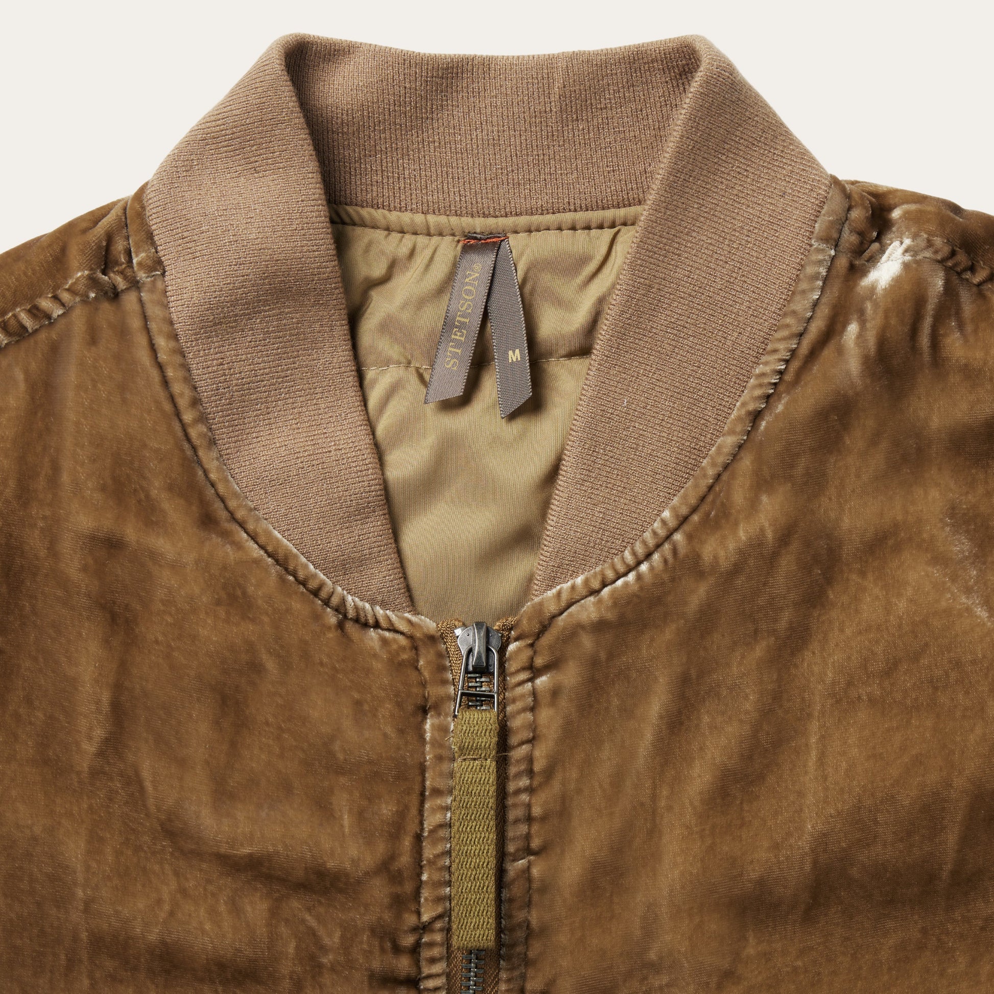 Stetson Embroidered Velvet Bomber Jacket