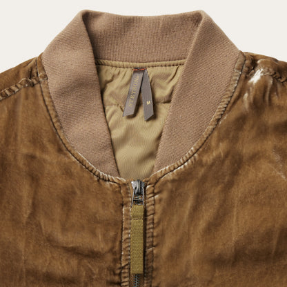Stetson Embroidered Velvet Bomber Jacket