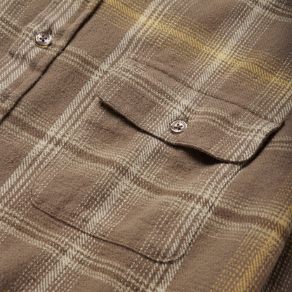 Stetson Brown Flannel Button-Front Shirt