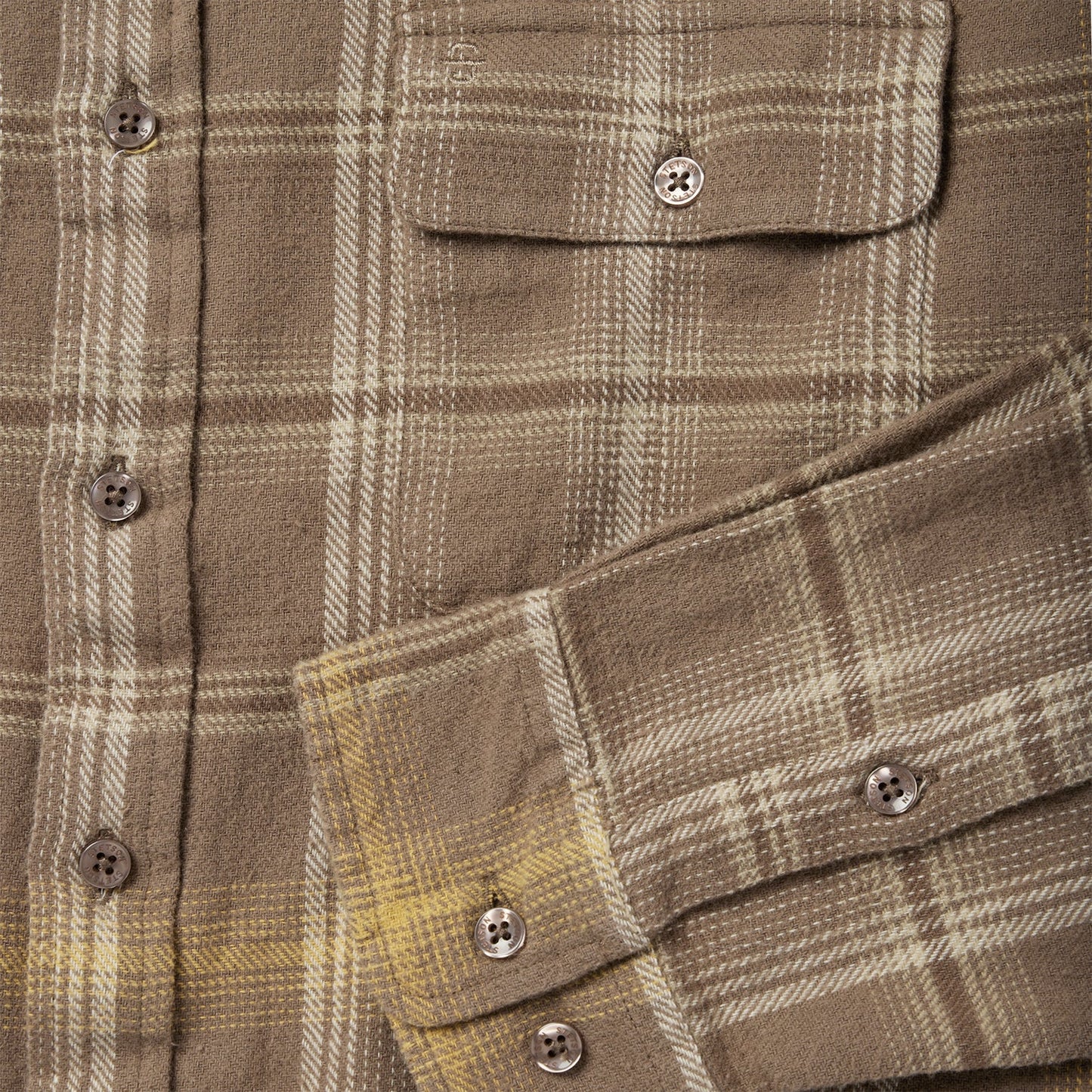 Stetson Brown Flannel Button-Front Shirt