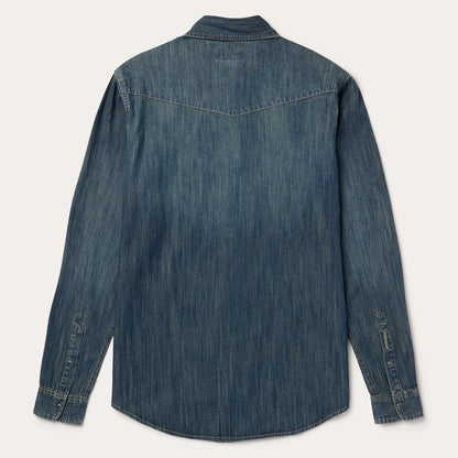 Stetson Dark Denim Western Shirt