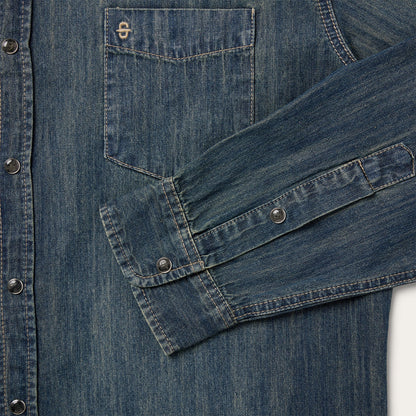 Stetson Dark Denim Western Shirt