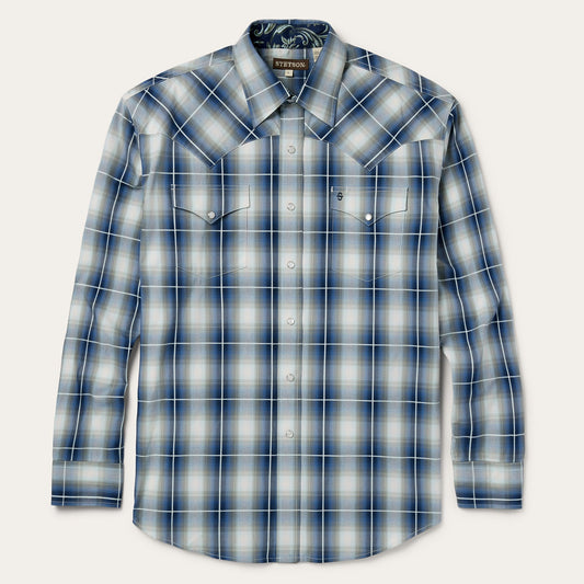 Stetson Crystal Plaid Western Shirt
