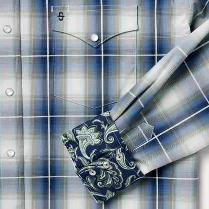 Stetson Crystal Plaid Western Shirt