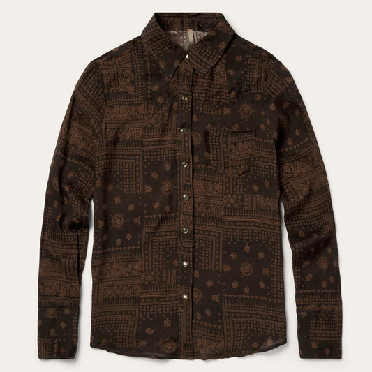 Stetson Patchwork Bandana Print Shirt
