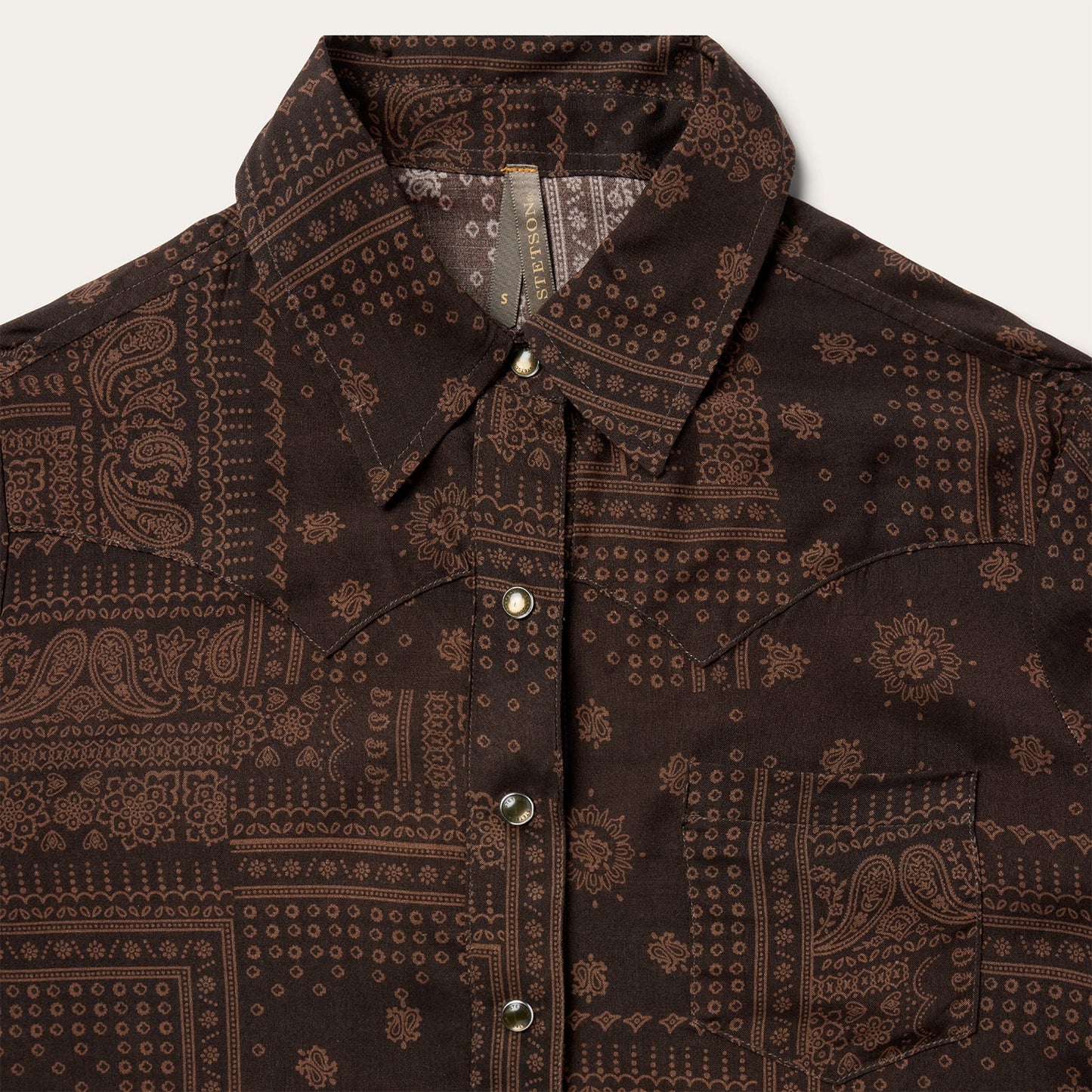 Stetson Patchwork Bandana Print Shirt