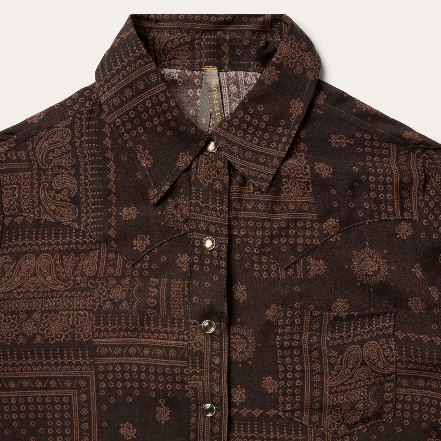 Stetson Patchwork Bandana Print Shirt