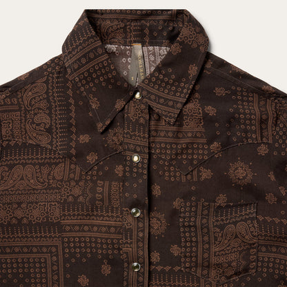 Stetson Patchwork Bandana Print Shirt