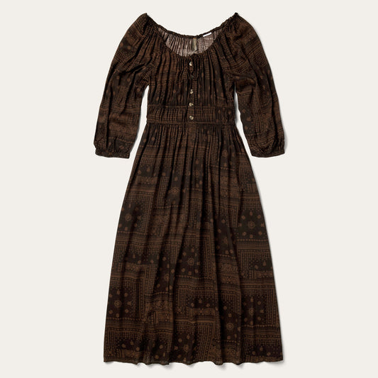 Stetson Patchwork Bandana Print Dress