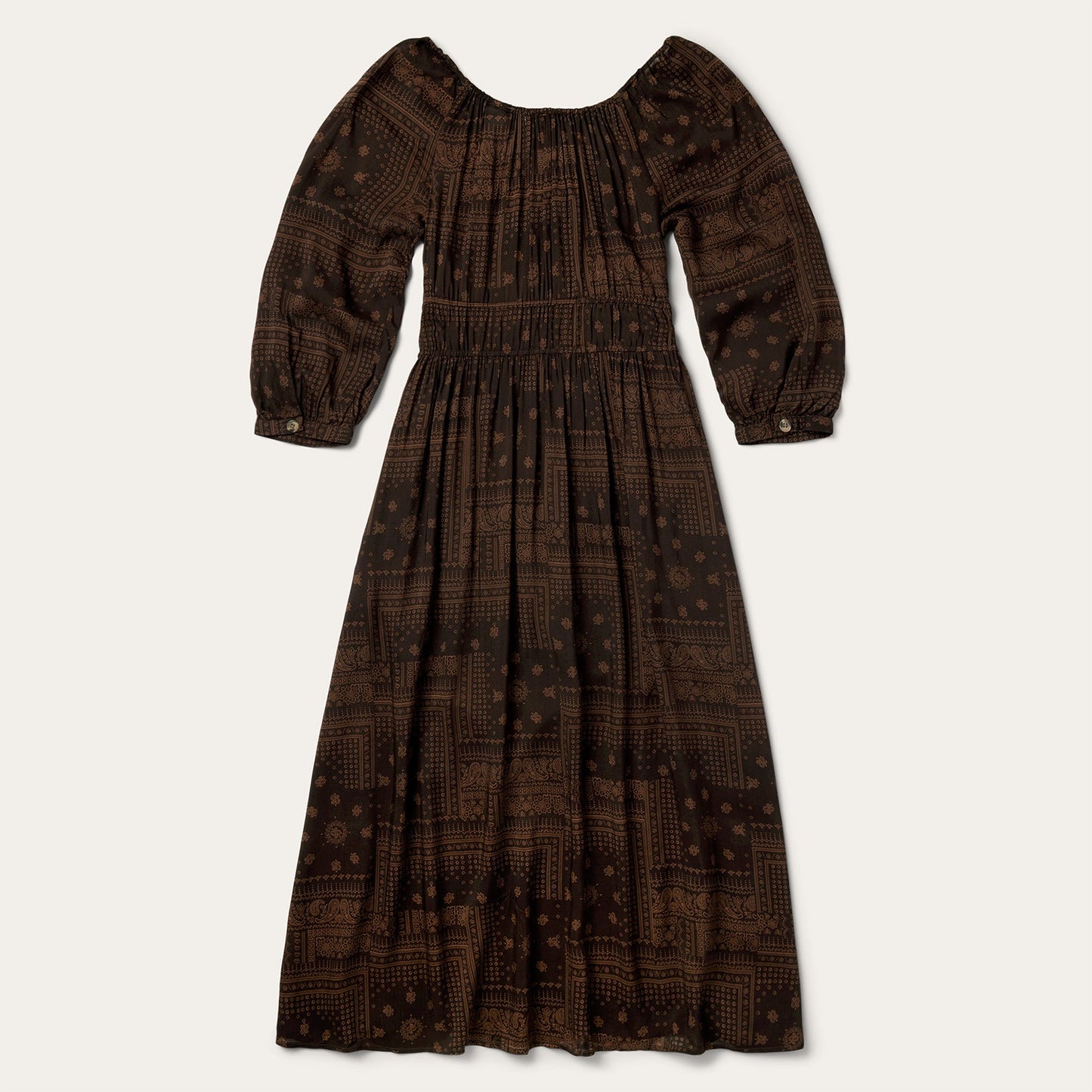 Stetson Patchwork Bandana Print Dress