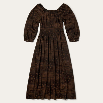 Stetson Patchwork Bandana Print Dress