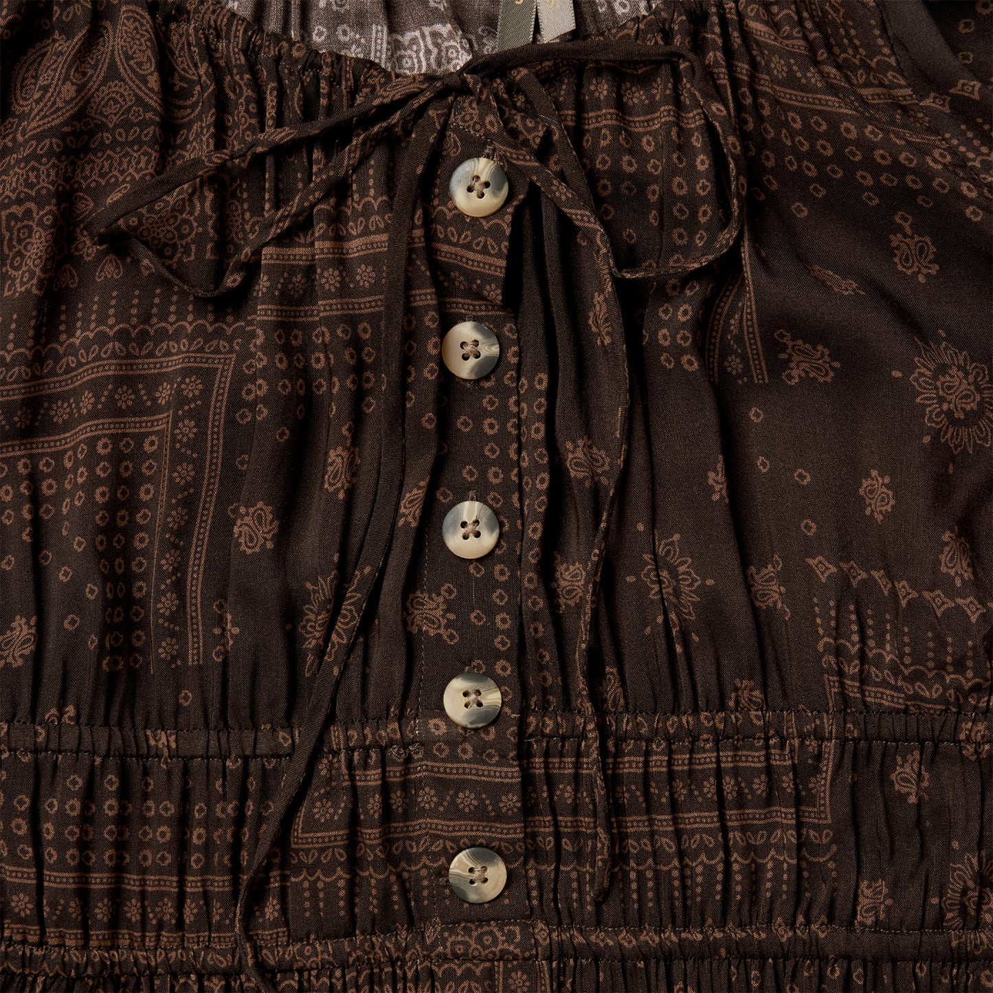 Stetson Patchwork Bandana Print Dress