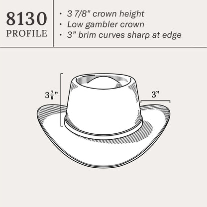 Stetson Royal Flush 10X Straw Cowboy Hat