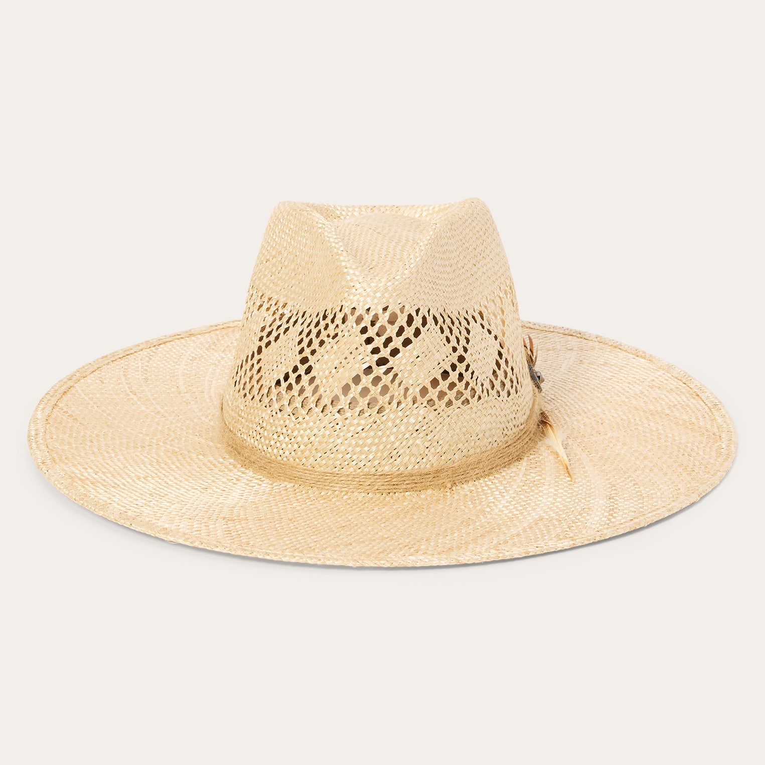 Stetson Chorus Straw Flat Brim Hat
