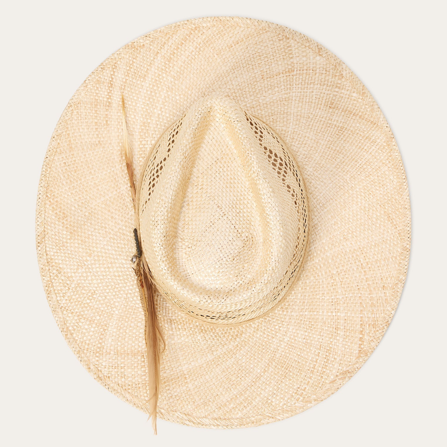 Stetson Chorus Straw Flat Brim Hat