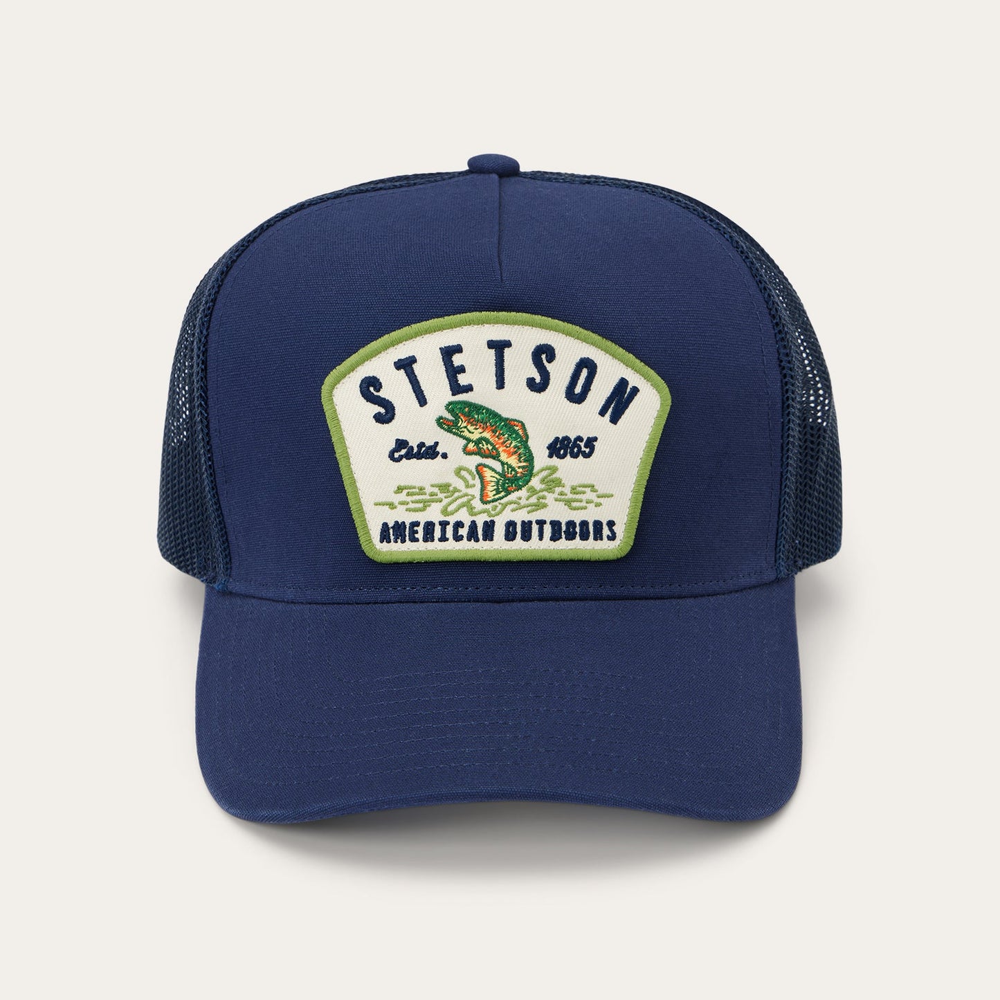 Stetson Fishing Patch Trucker Cap