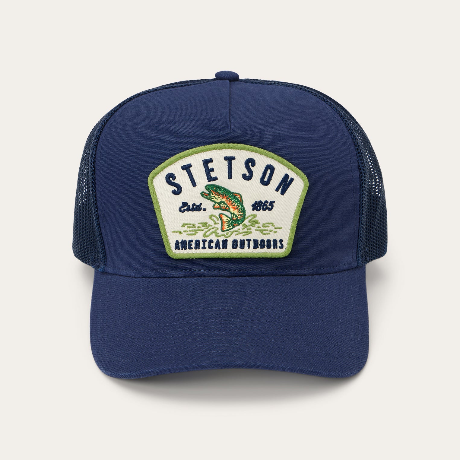 Stetson Fishing Patch Trucker Cap