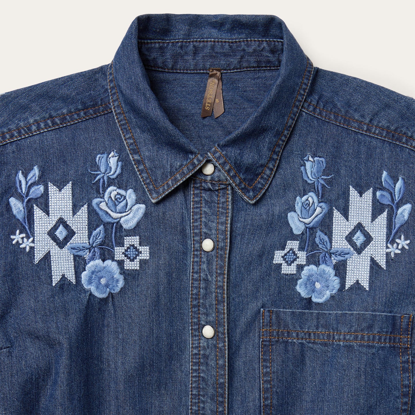 Stetson Dark Blue Denim Shirt Dress