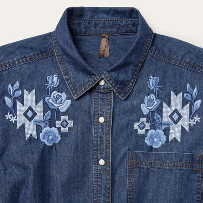 Stetson Dark Blue Denim Shirt Dress