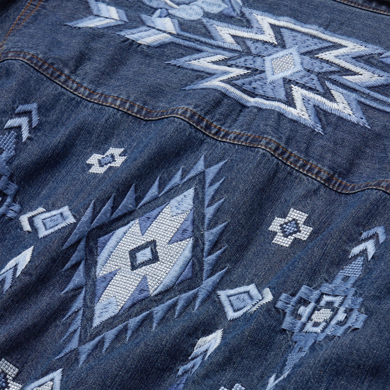 Stetson Dark Blue Denim Shirt Dress
