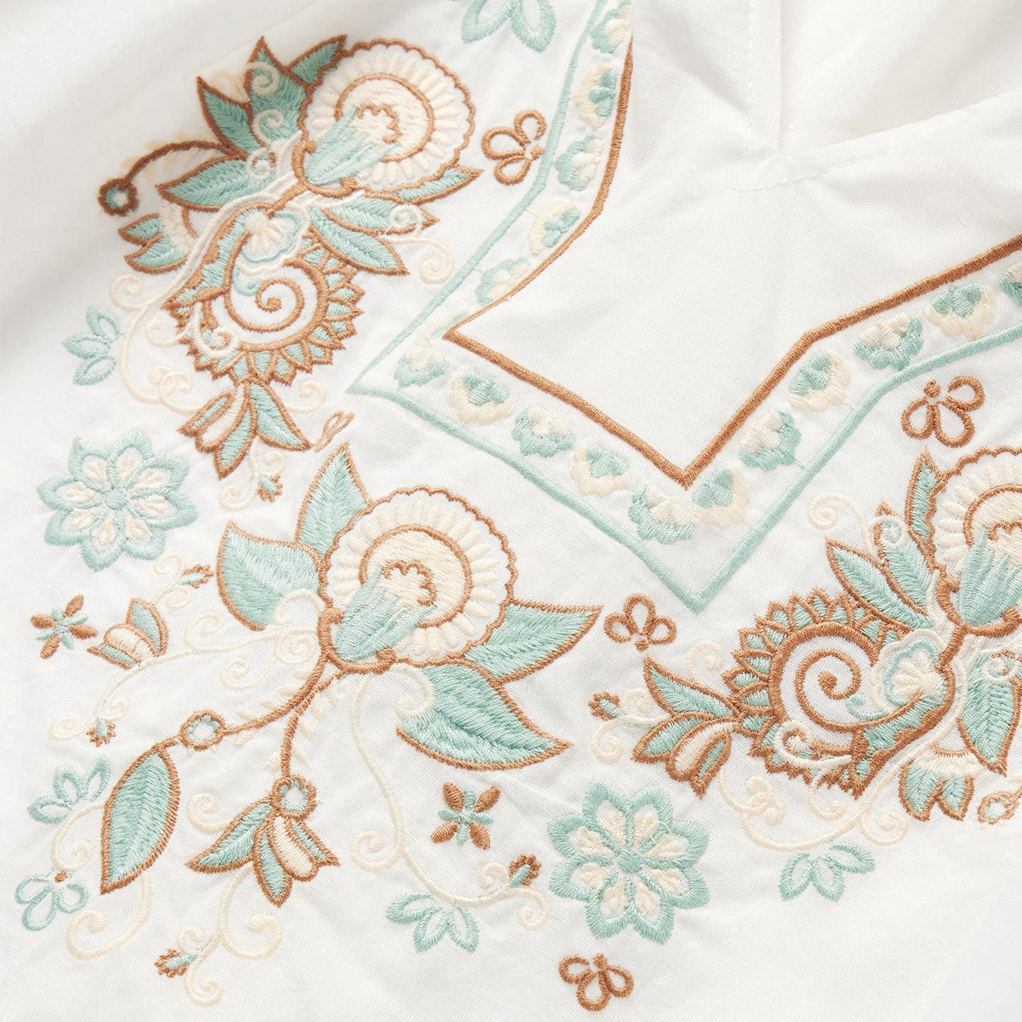 Stetson Cotton Voile Peasant Blouse