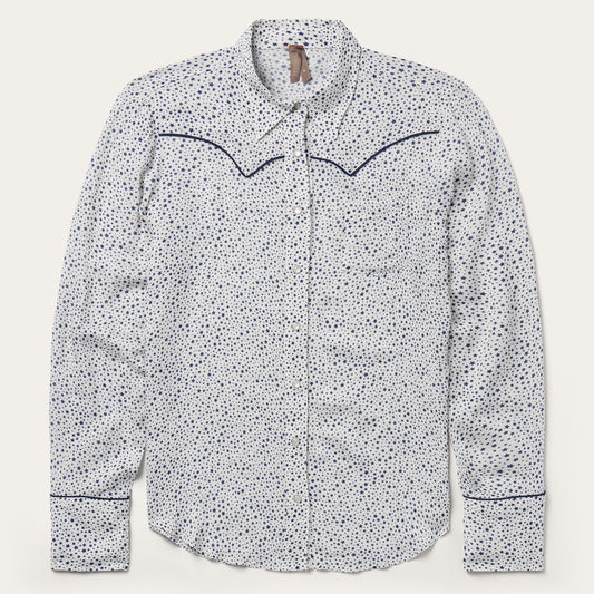 Stetson Stars Print Western Shirt