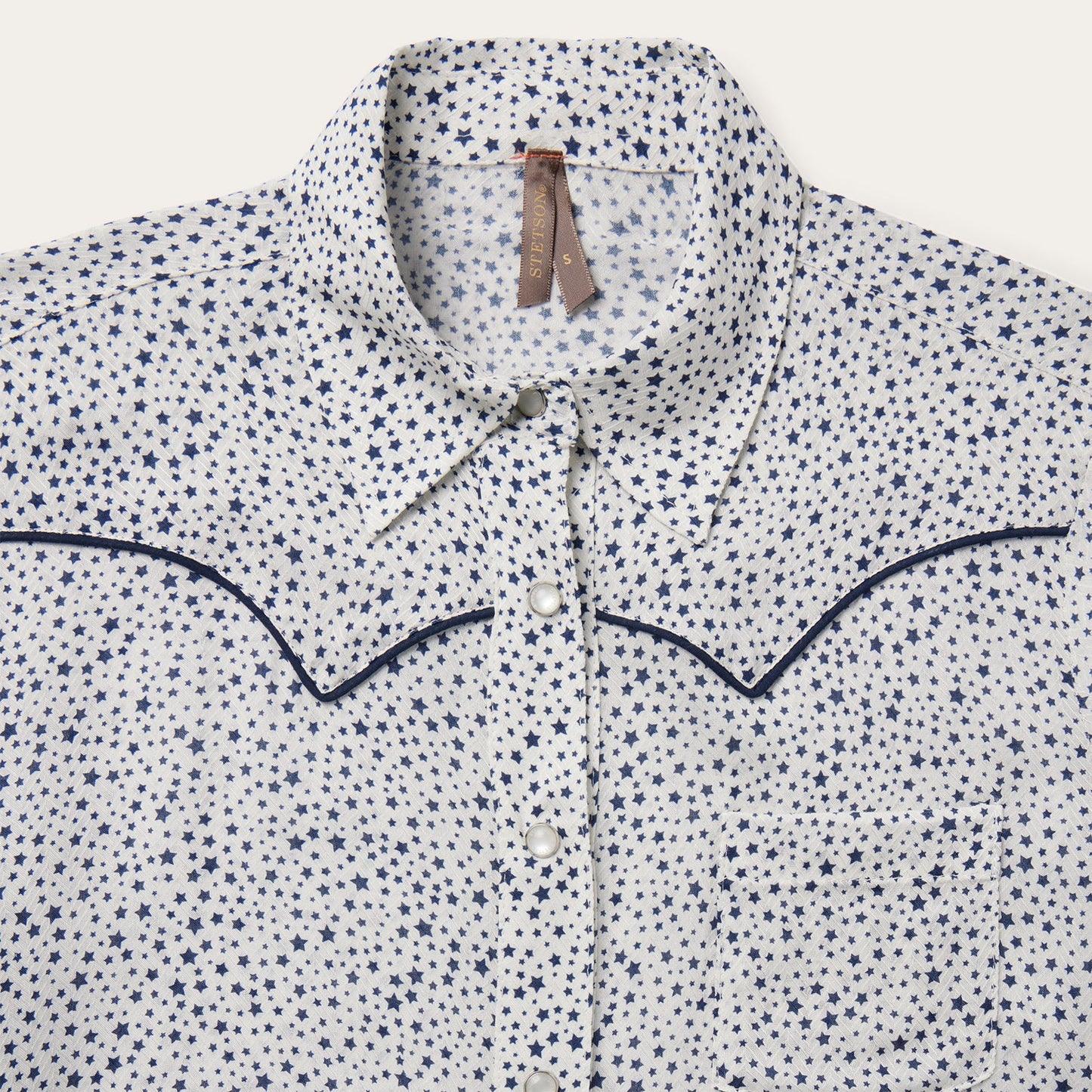 Stetson Stars Print Western Shirt