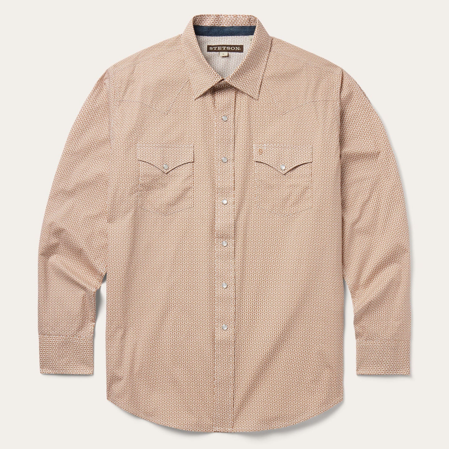 Stetson Diamond Print Western Shirt