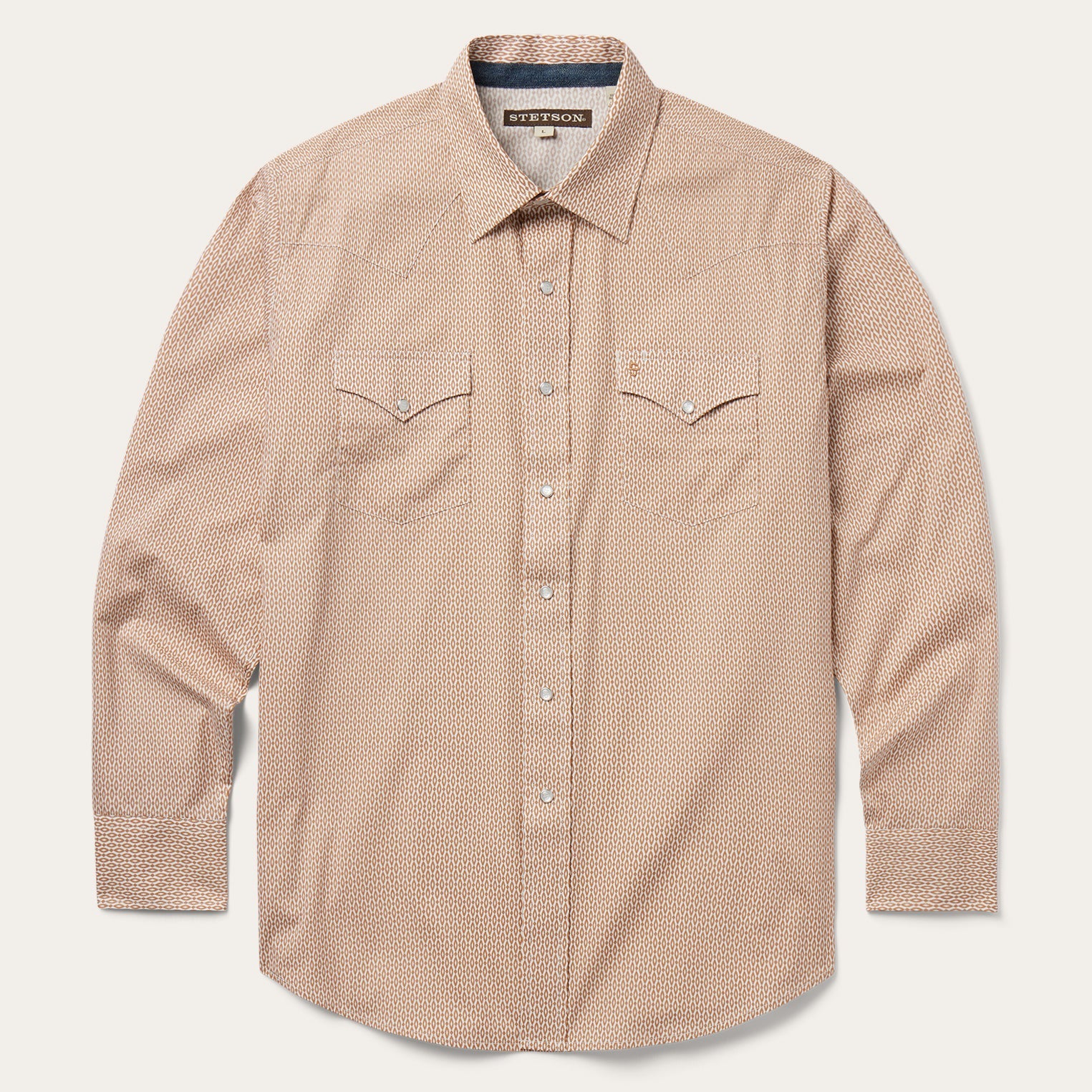 Stetson Diamond Print Western Shirt