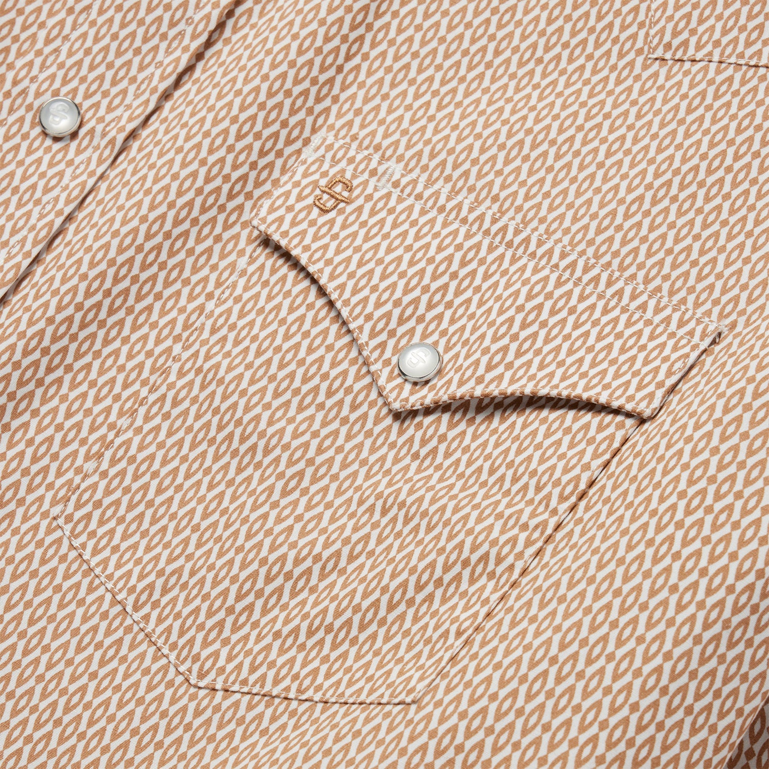 Stetson Diamond Print Western Shirt