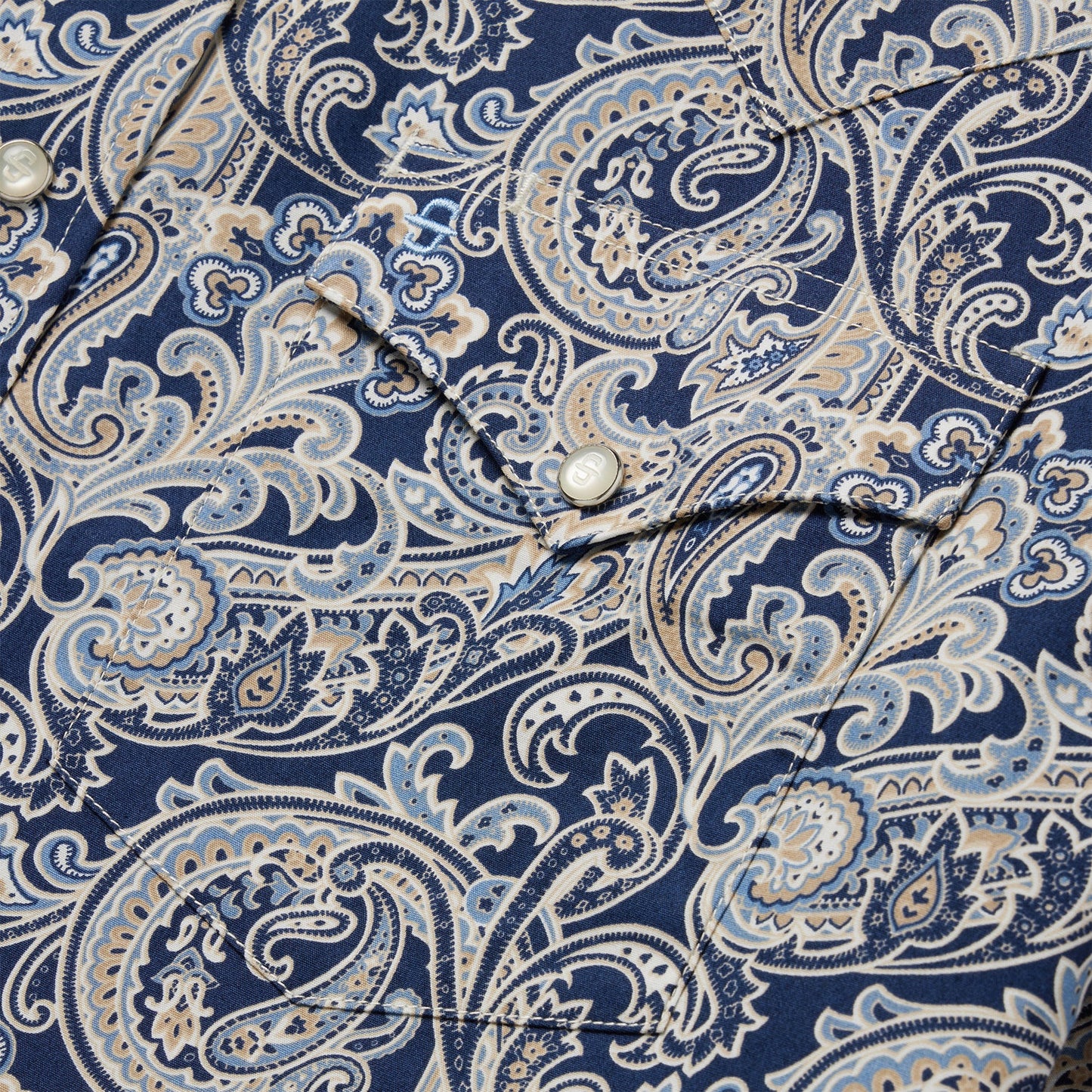 Stetson Greenspring Paisley Short Sleeve Western Shirt