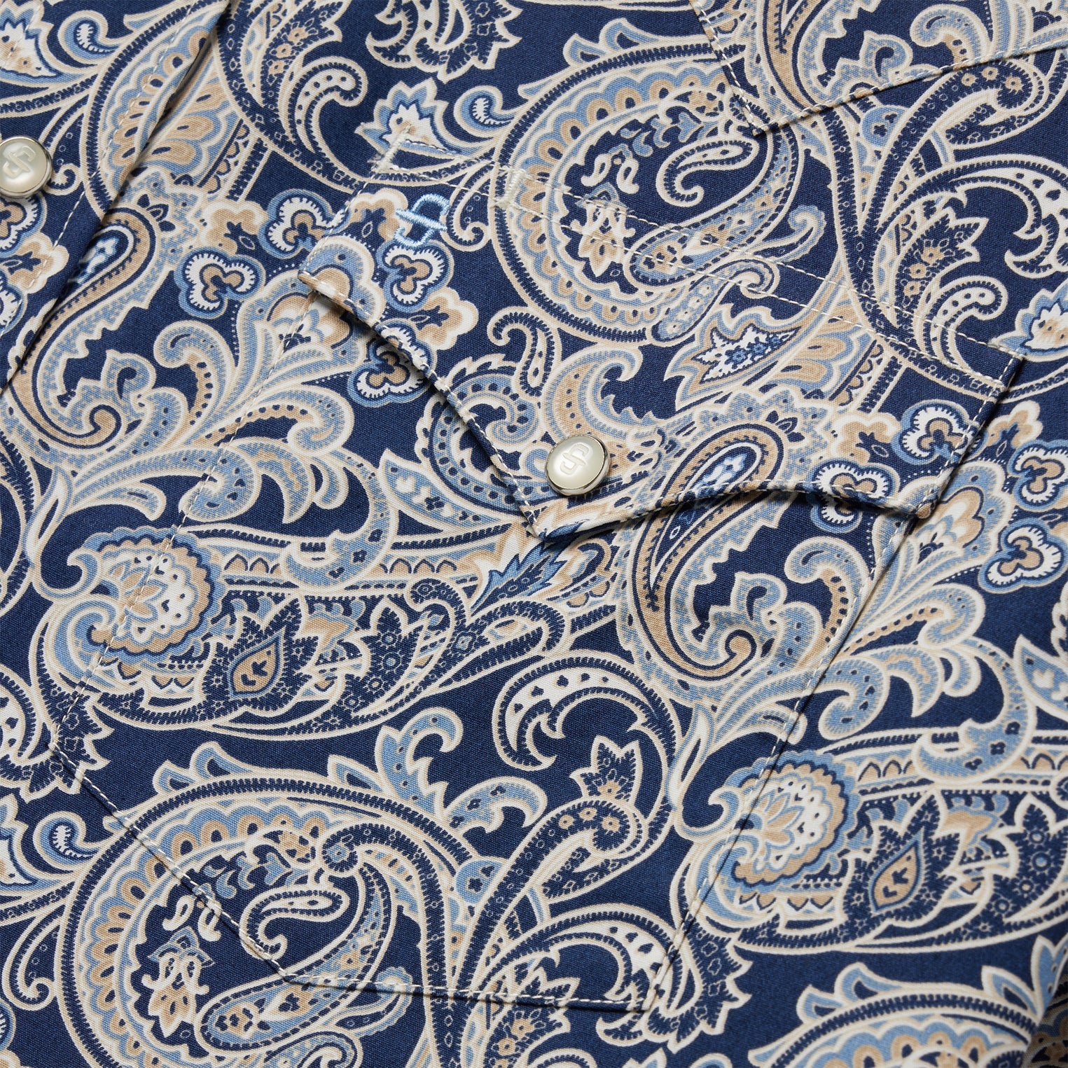Stetson Greenspring Paisley Short Sleeve Western Shirt