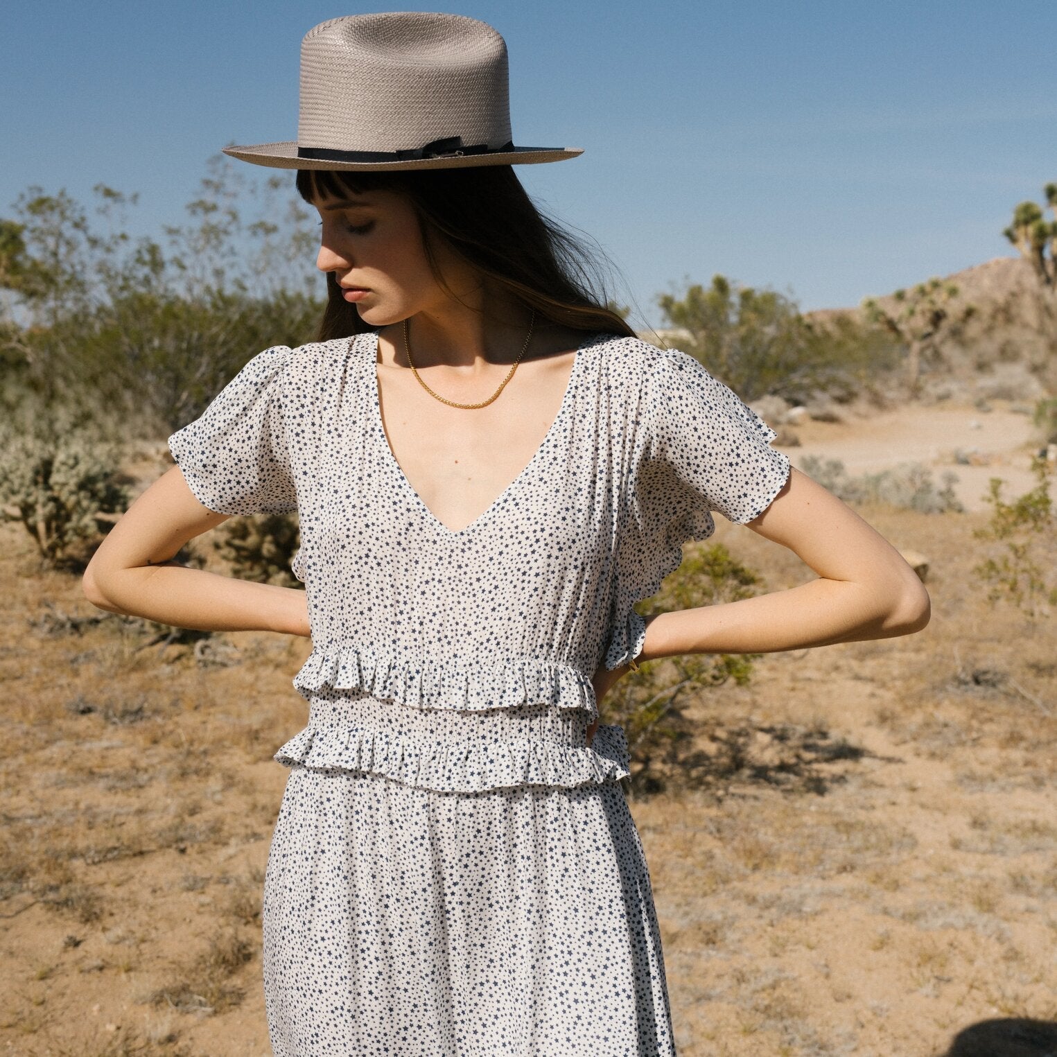 Stetson Stars Print Dress