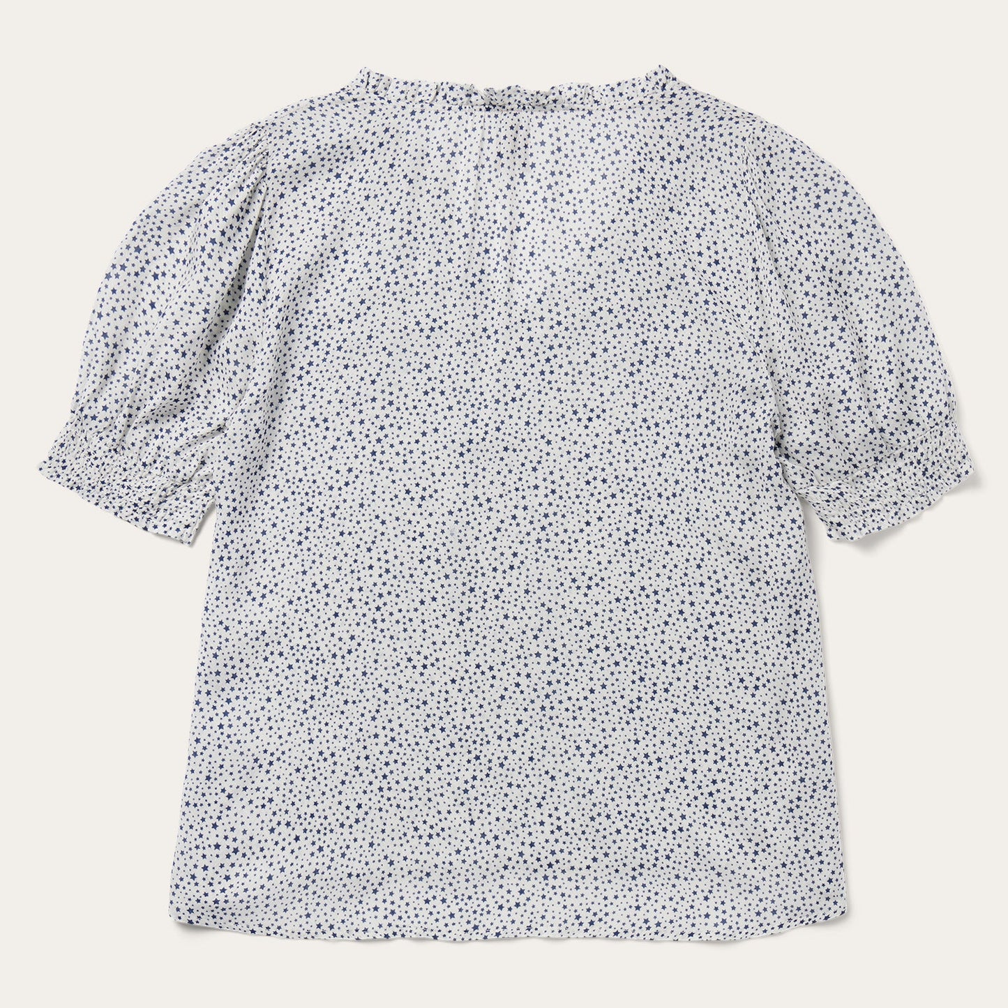 Stetson Stars Print Peasant Blouse