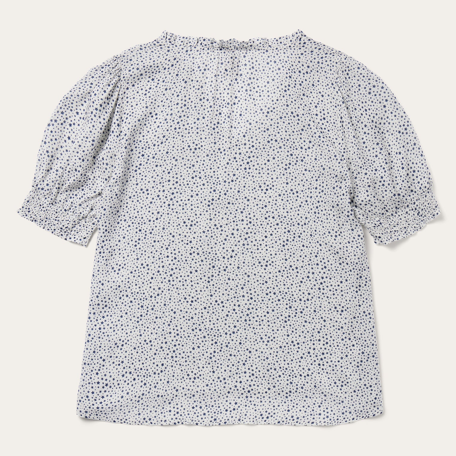 Stetson Stars Print Peasant Blouse
