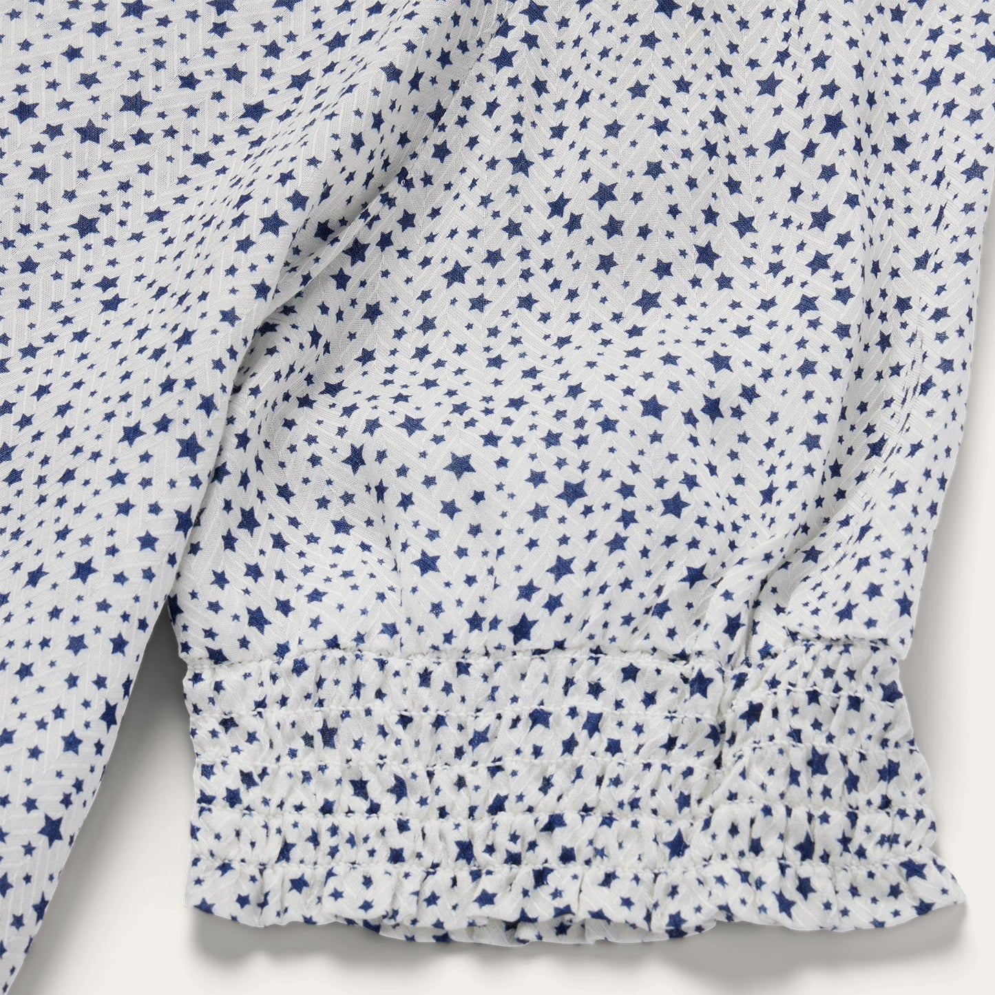 Stetson Stars Print Peasant Blouse