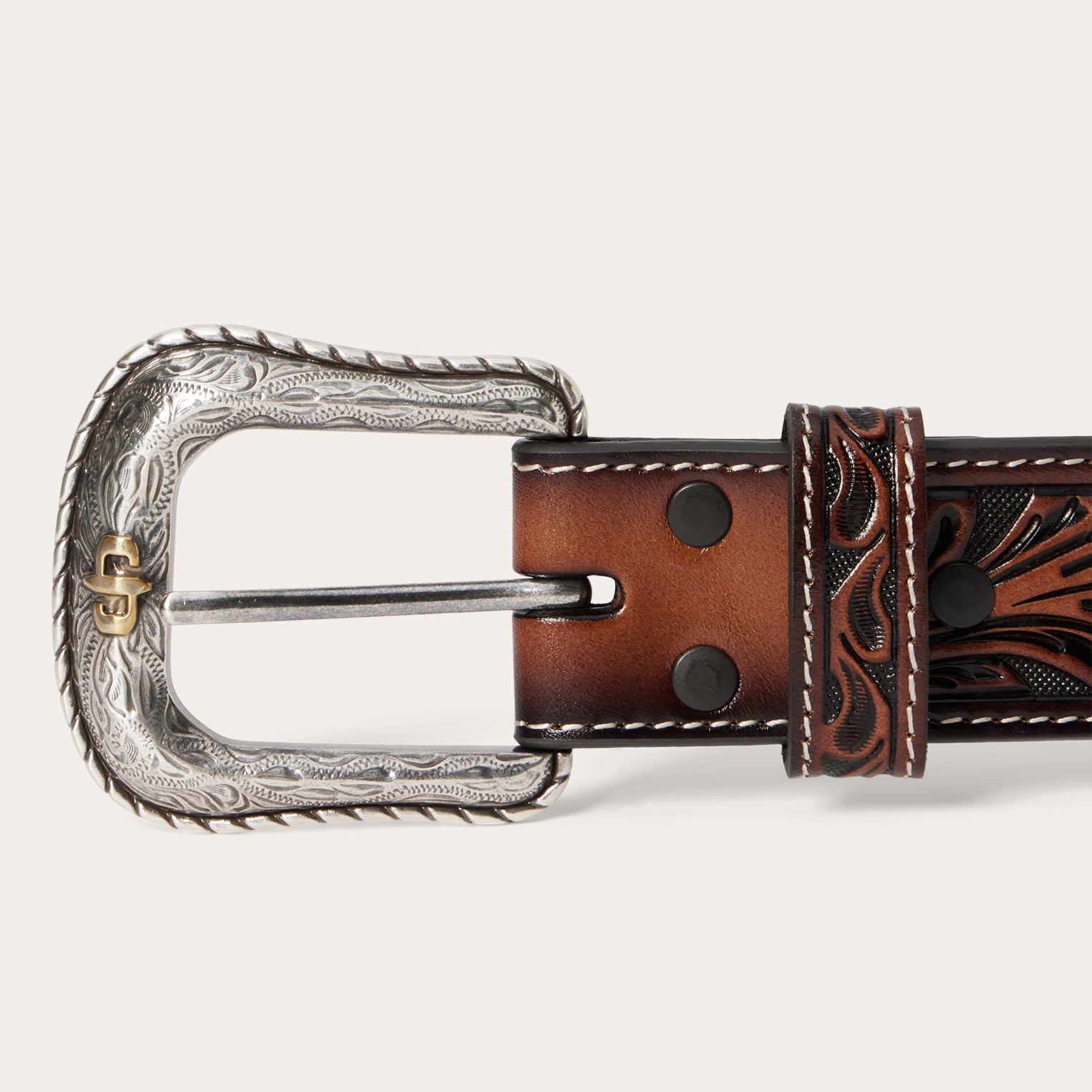 Stetson Tooled Belt