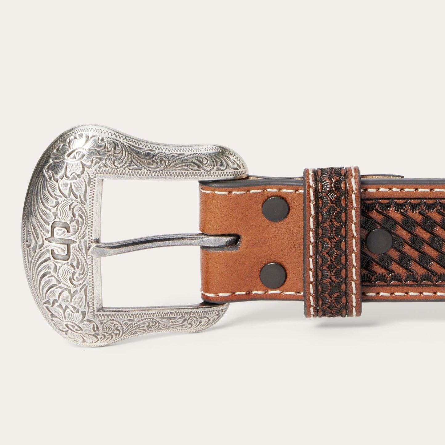 Stetson Western Icons Tooled Belt