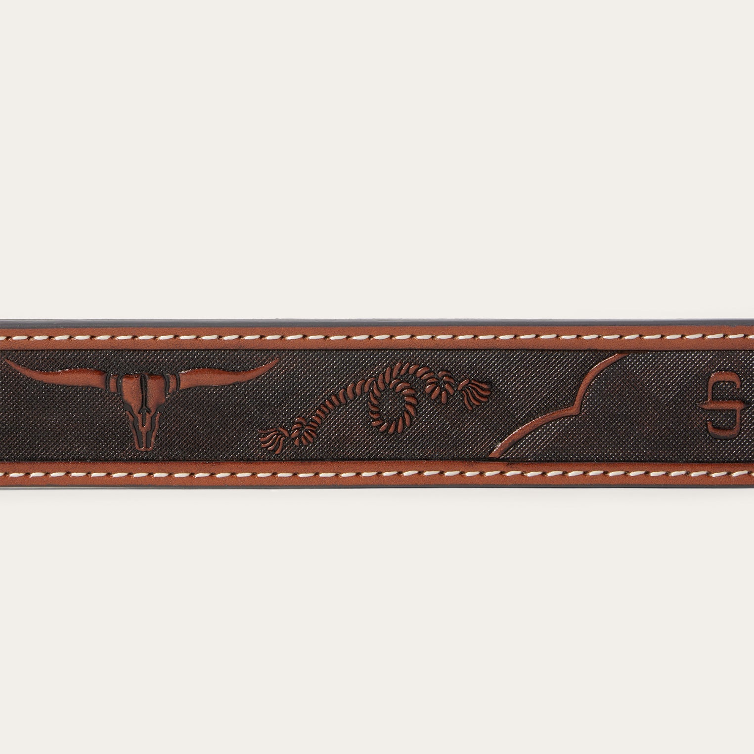 Stetson Western Icons Tooled Belt