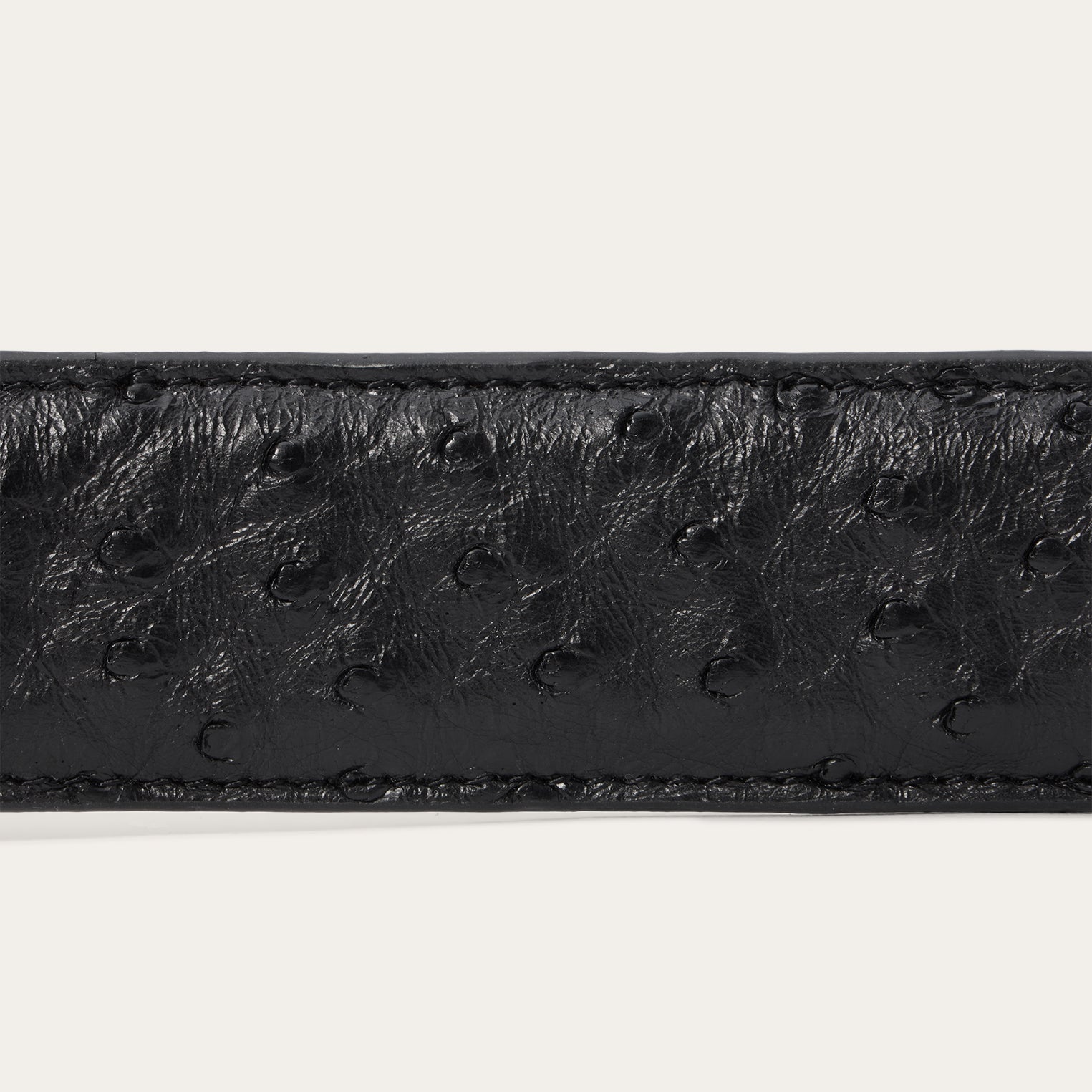 Stetson Ostrich Western Tab Belt