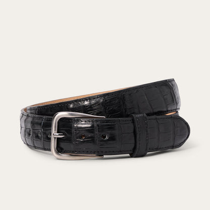 Stetson Caiman Western Tab Belt - 1 1/4" Width