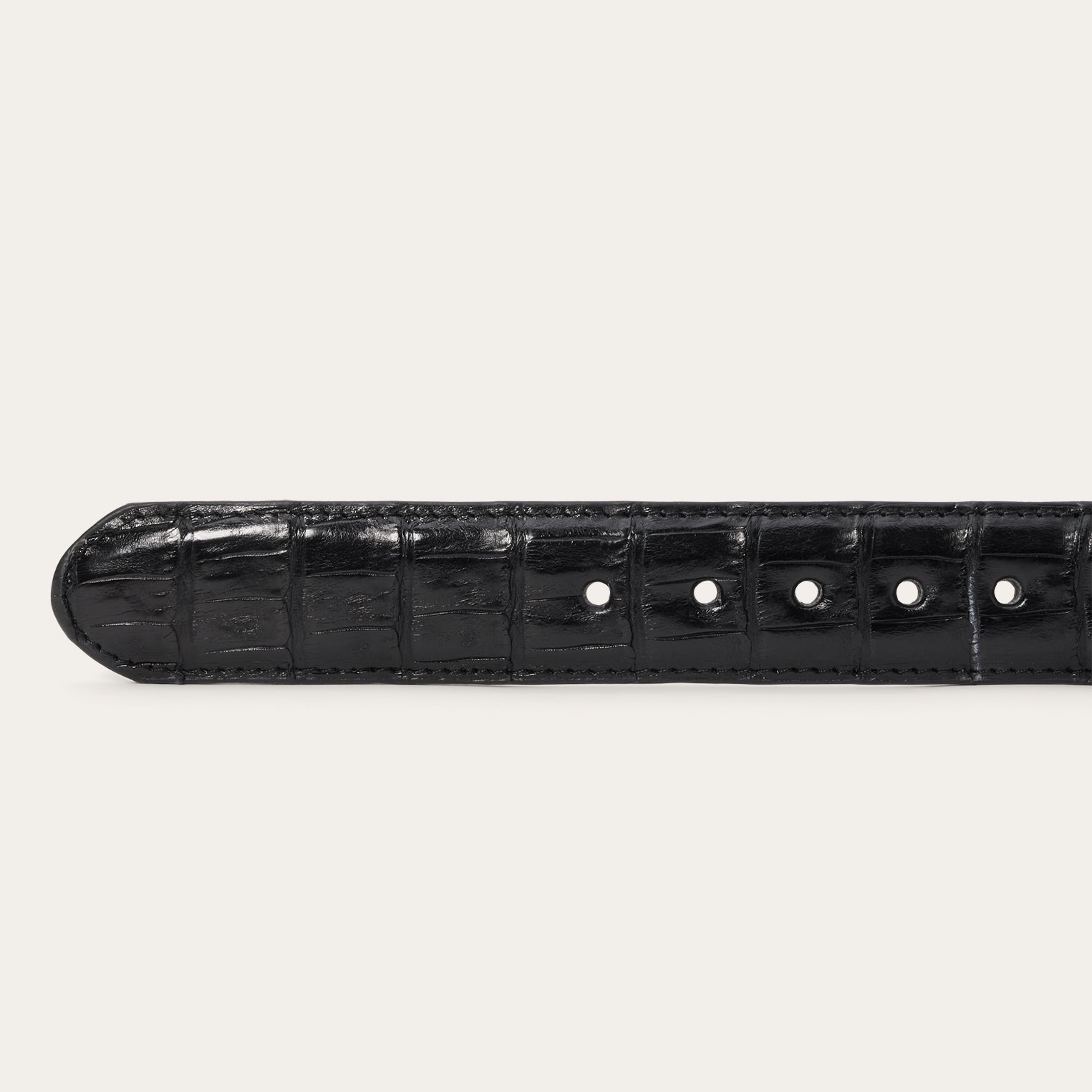 Stetson Caiman Western Tab Belt - 1 1/4" Width