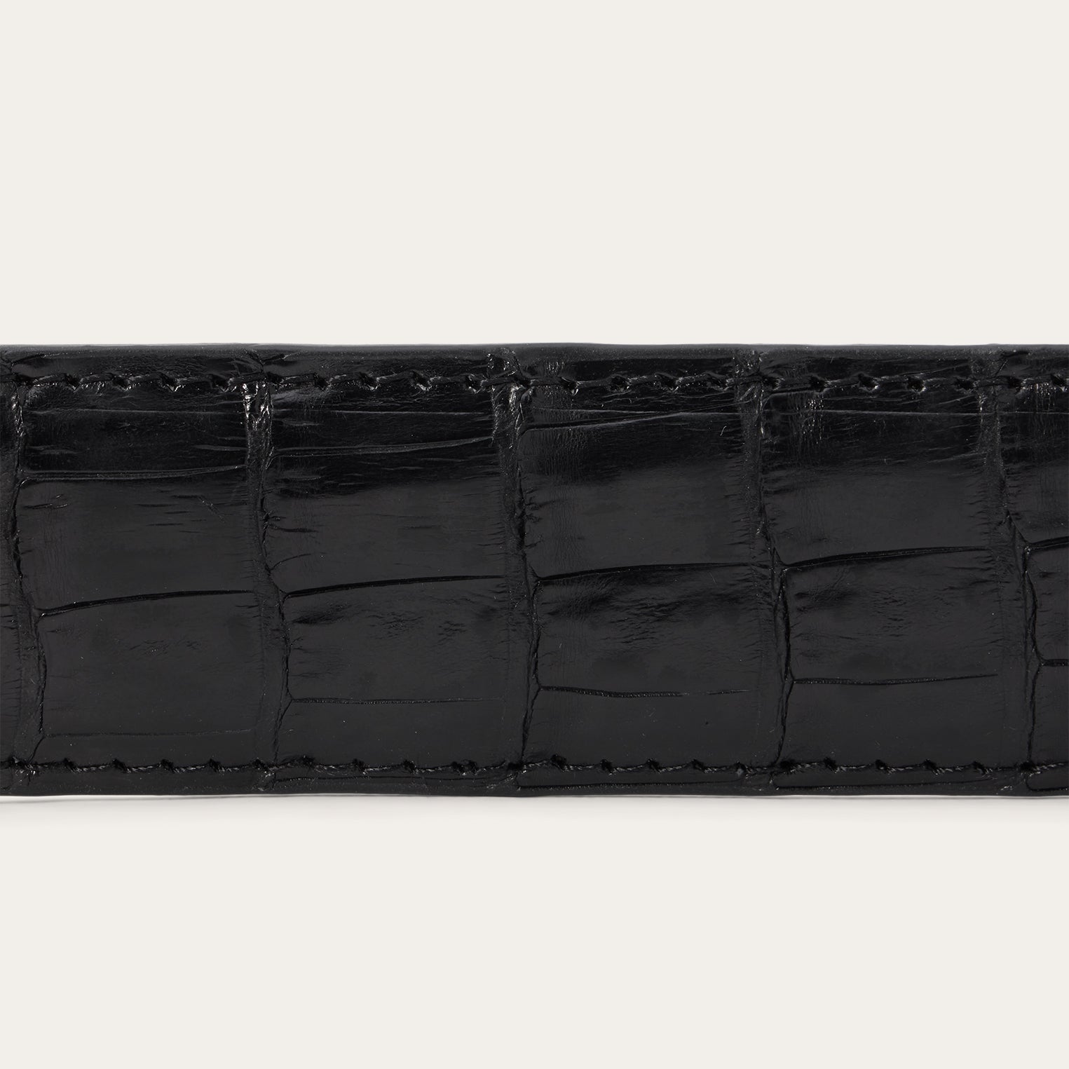 Stetson Caiman Western Tab Belt - 1 1/4" Width